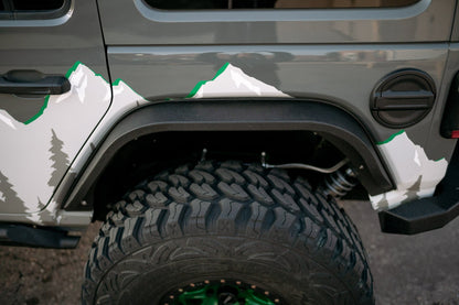 DV8 Offroad 2018-2023 Jeep JL Slim Fender Flares | Front & Rear FDJL-02