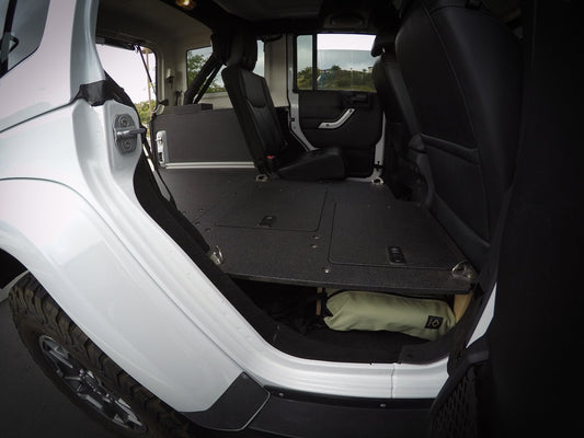 Legacy Product - Jeep Wrangler 2007-2018 JKU 4 Door - Second Row Seat Delete Plate System
