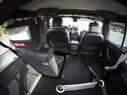 Legacy Product - Jeep Wrangler 2007-2018 JKU 4 Door - Second Row Seat Delete Plate System