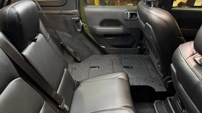 Jeep Wrangler 2018-2023 JLU 4 Door - Second Row Seat Delete Plate System - V2