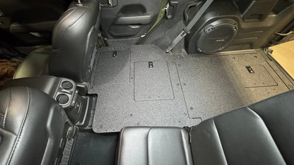 Jeep Wrangler 2024-Present JLU 4 Door - Second Row Seat Delete Plate System - V2