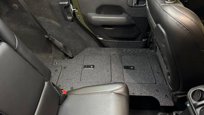 Jeep Wrangler 2024-Present JLU 4 Door - Second Row Seat Delete Plate System - V2