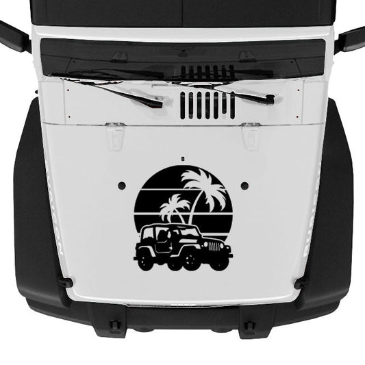 Sunset Beach Hood Graphic