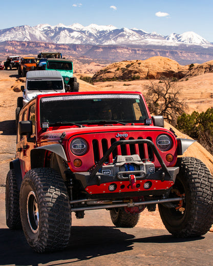 Nighthawk Stinger Front Bumper w- Aluminum Skid for JK, JL, & JT