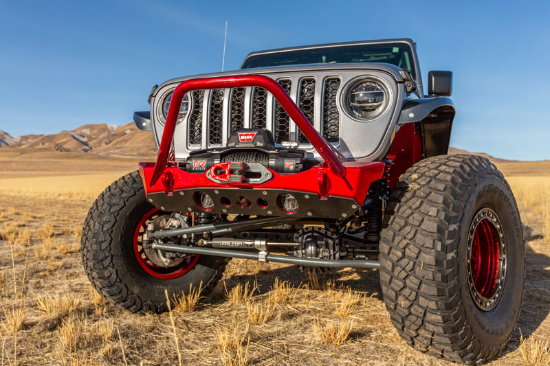 Nighthawk Stinger Front Bumper w- Aluminum Skid for JK, JL, & JT