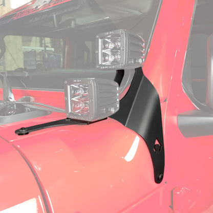 JL A-pillar Dual LED Cube Light Mounts