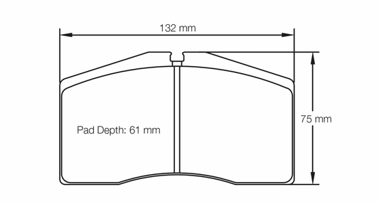 PAGID Racing Pagid Racing 1908 RSL1 Compound Brake Pads 1908-RSL1