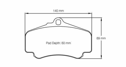 PAGID Racing Pagid Racing 2474 RST1 Compound Brake Pads 2474-RST1