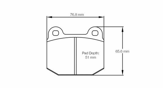 PAGID Racing Pagid Racing 4507 RSH42 Compound Brake Pads 4507-RSH42