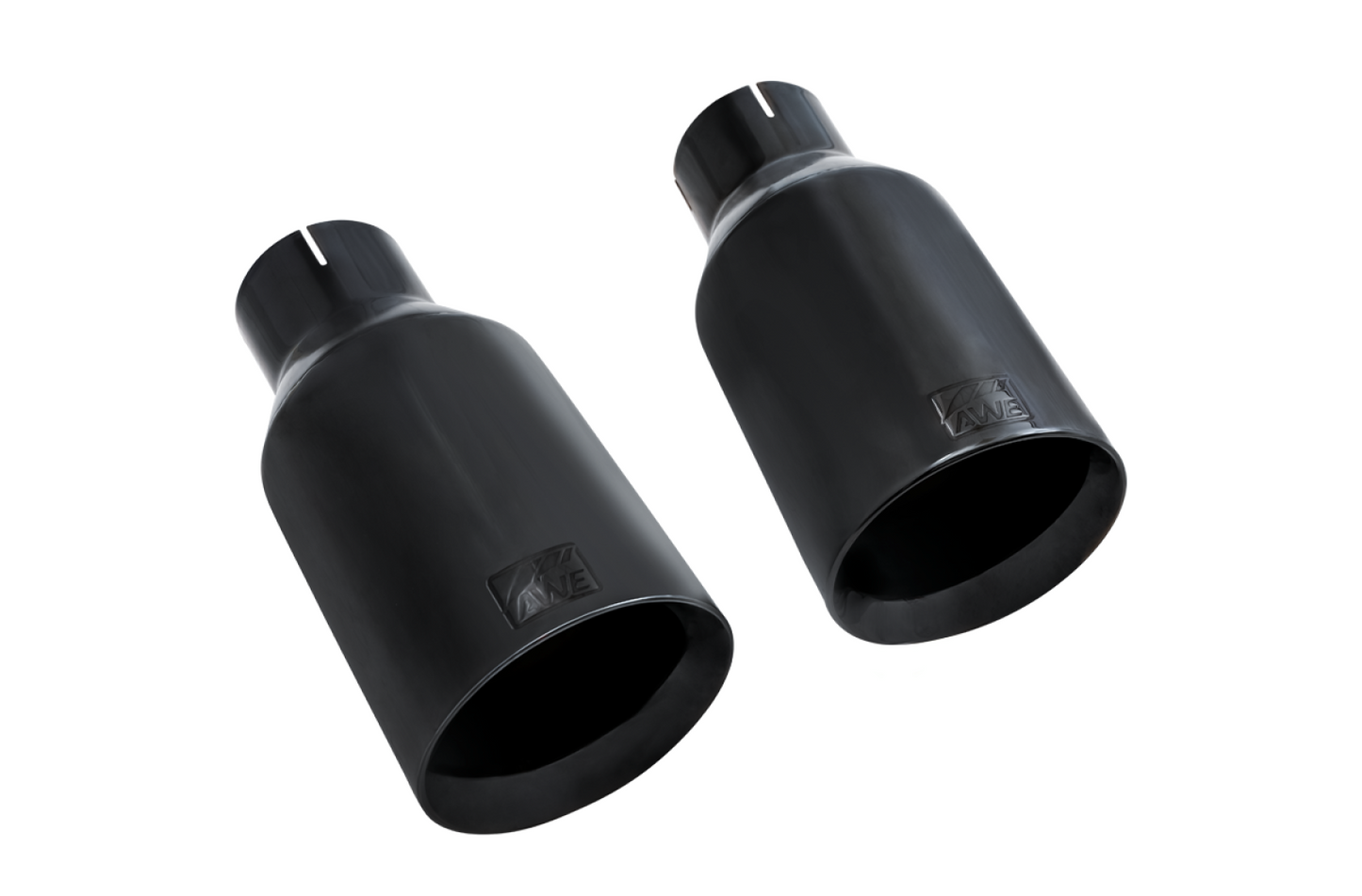 AWE Tuning Trail-to-Tread Conversion Kit (Dual Exhaust) for Jeep JT 3.6L - Diamond Black Tips 3015-33065