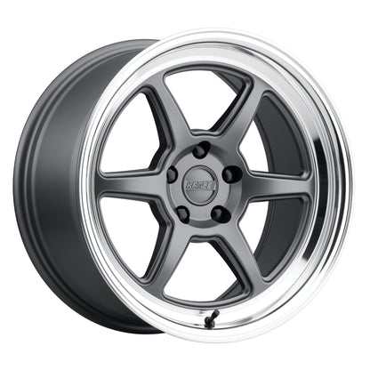 *ROKU - Matte Grey with Bright Machined Lip (18X9 | 5X100 | 12 | K14G-189016+12)