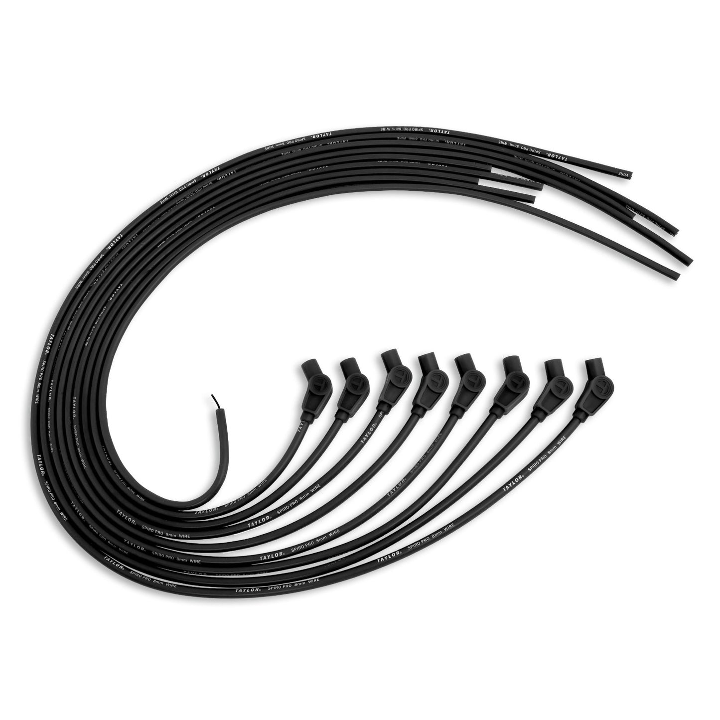 Taylor Cable 8mm Spiro-Pro univ 8cyl 135 black 73053