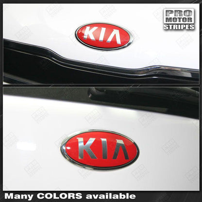 Kia SOUL 2008-2020 Front & Rear Emblem Accent Overlay Decals