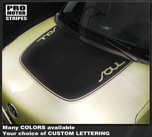 Kia SOUL 2008-2018 Hood Accent or Blackout Stripe Decal