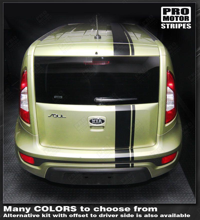 Kia SOUL 2008-2019 Over Top Offset Sport Stripes