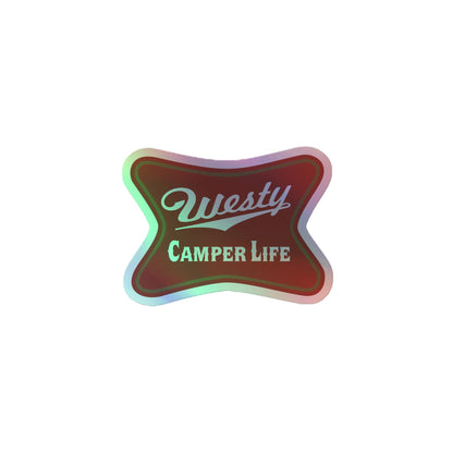 Westy Camper Life Holographic Sticker