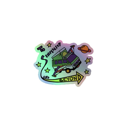 Van Lightyear Holographic Sticker