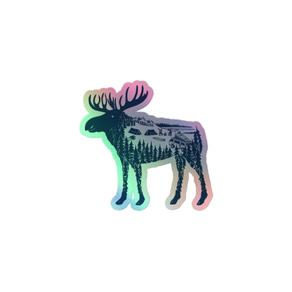 Moose Meet-Up Vanimal Holographic Sticker
