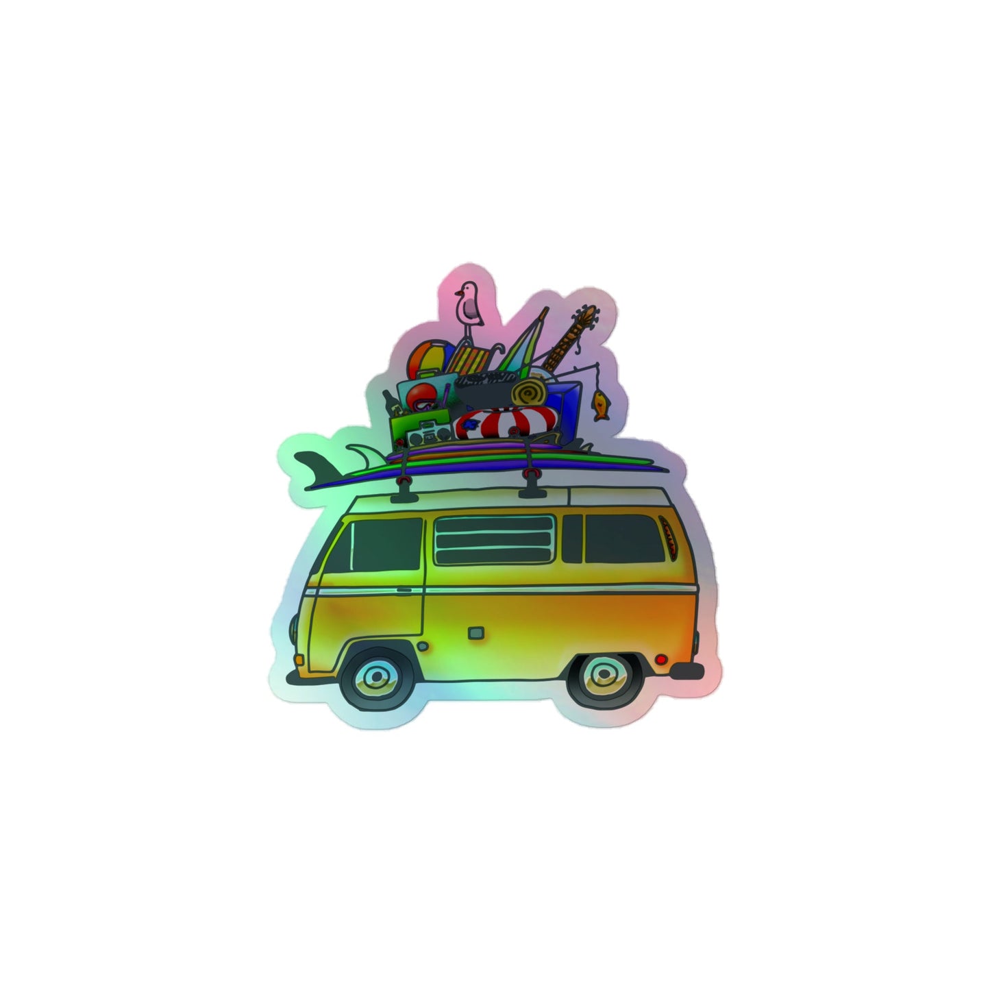 RAD Bus Holographic Sticker