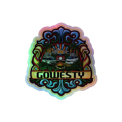 GoWesty Westylife Campfire Holographic Sticker