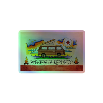 Westfalia Republic Holographic Sticker