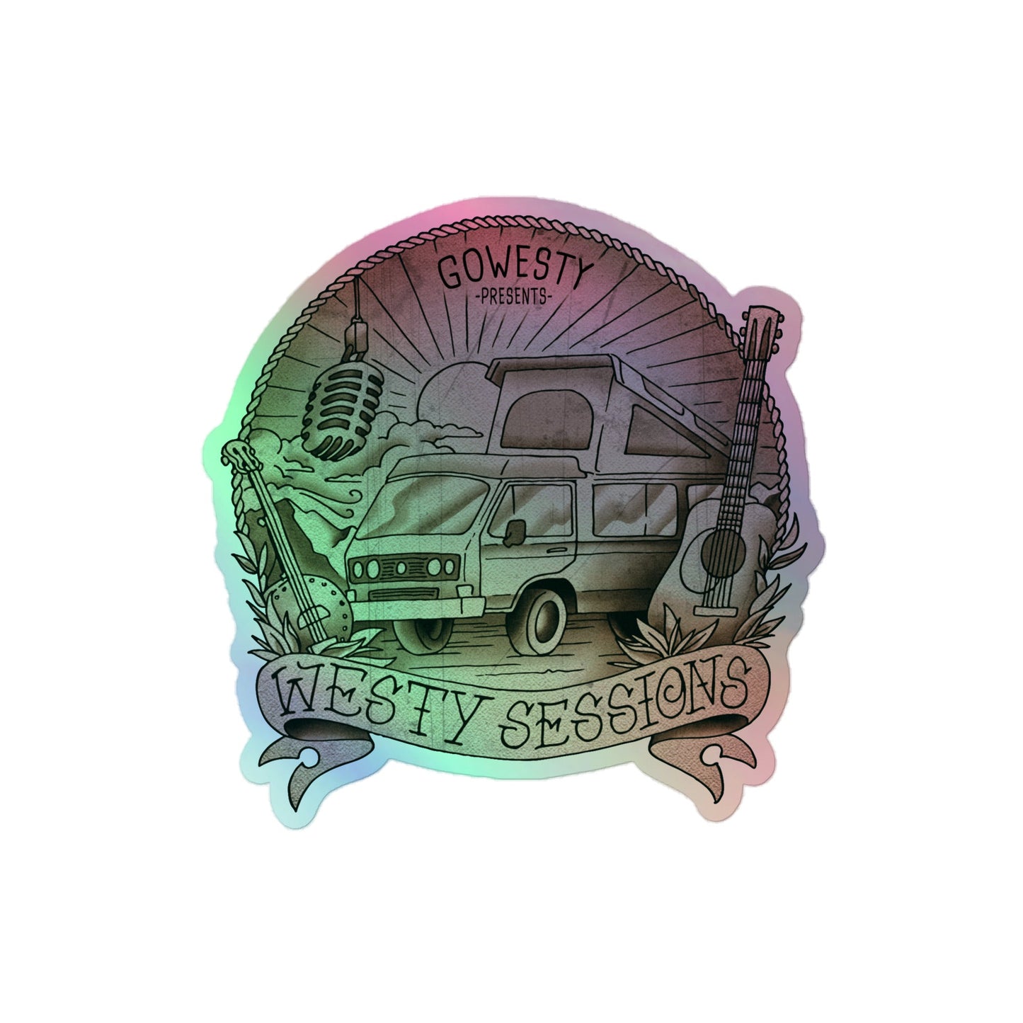 Westy Sessions Holographic Sticker