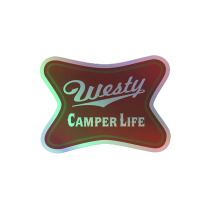 Westy Camper Life Holographic Sticker