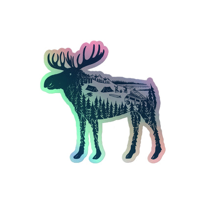 Moose Meet-Up Vanimal Holographic Sticker