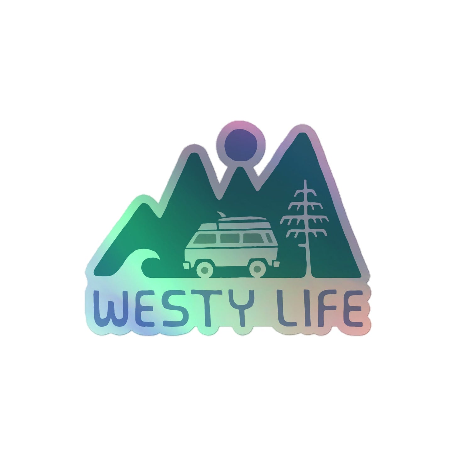 Rollyn Westy Life Holographic Sticker