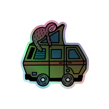 Stewie Sloth Holographic Sticker