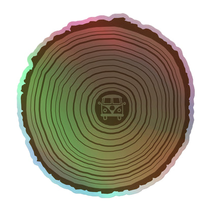 Origin Tree Ring Holographic Sticker