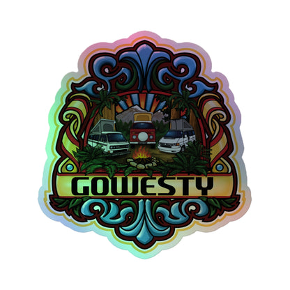 GoWesty Westylife Campfire Holographic Sticker