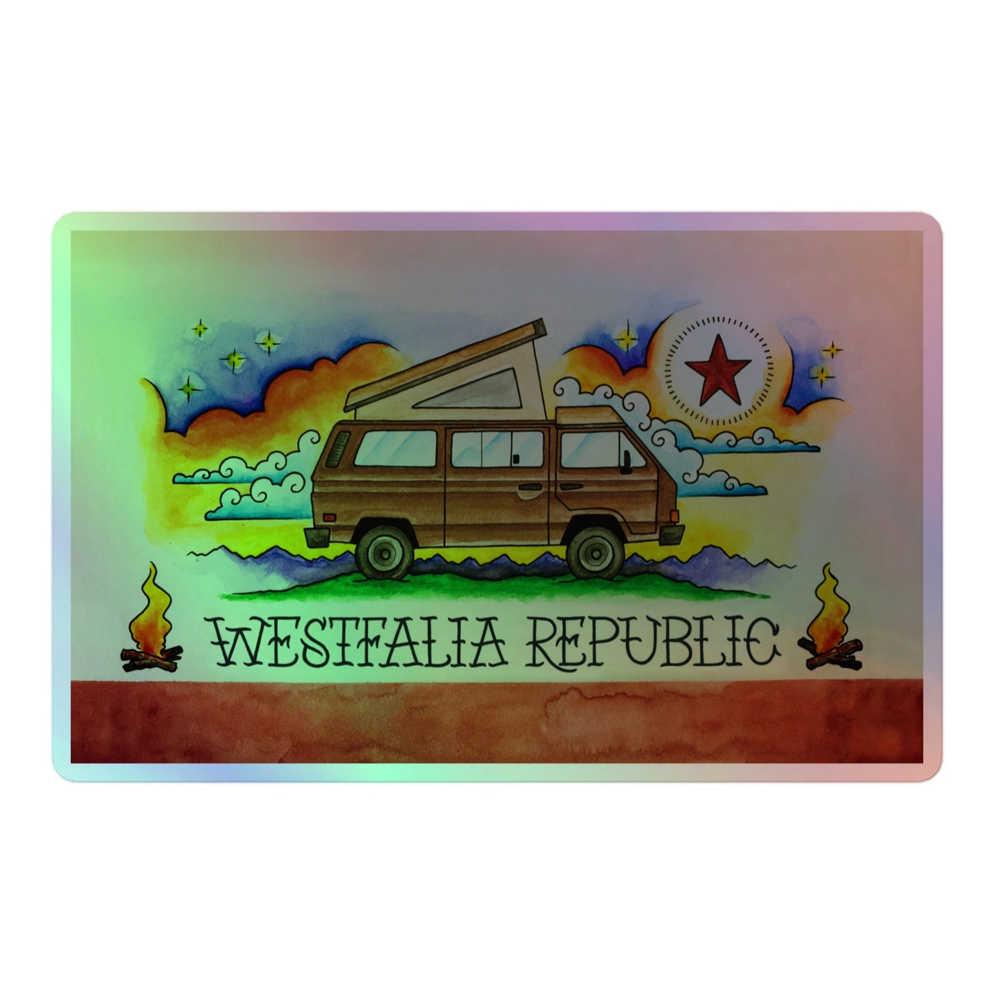 Westfalia Republic Holographic Sticker