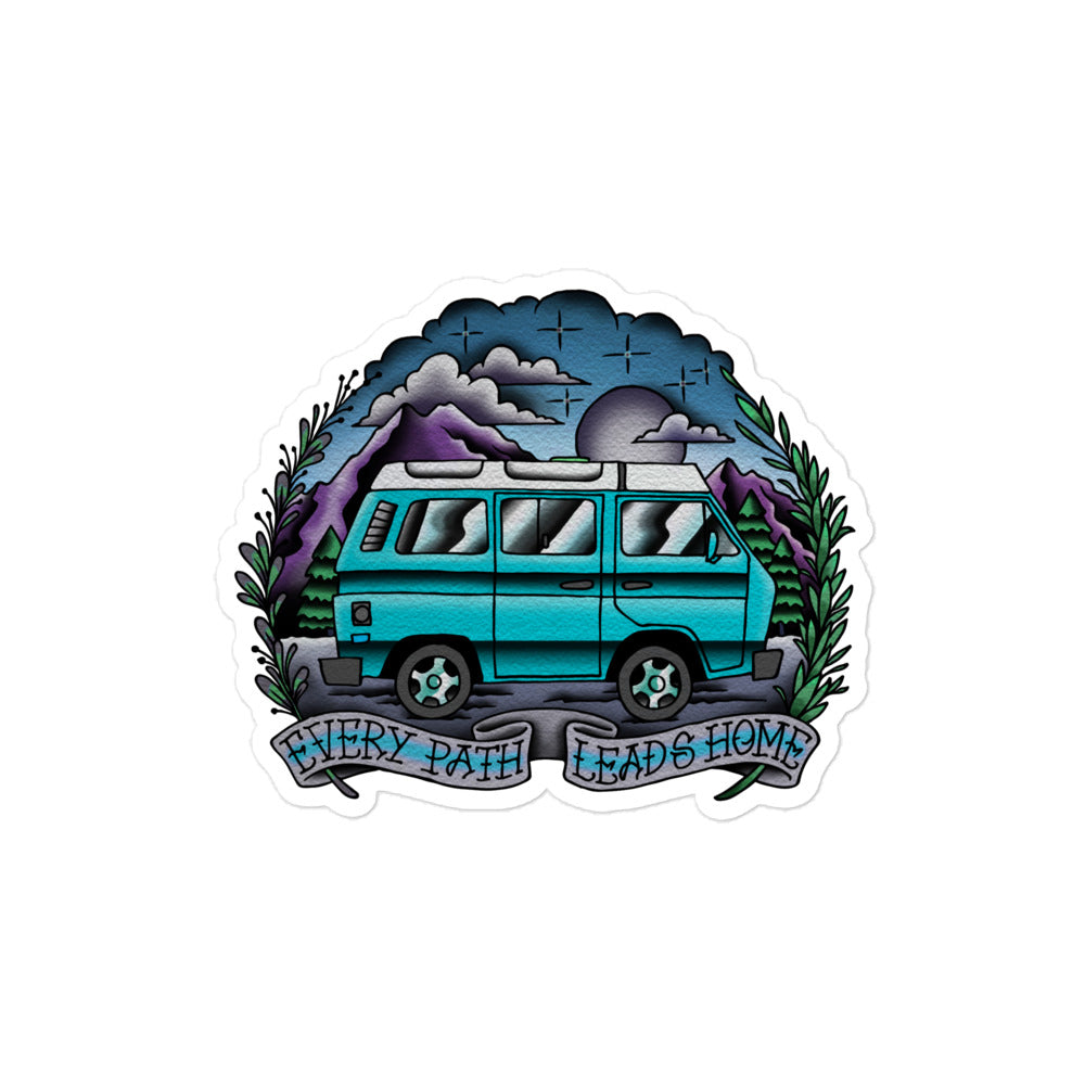 Every Path Leads Home Sticker