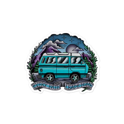 Every Path Leads Home Sticker