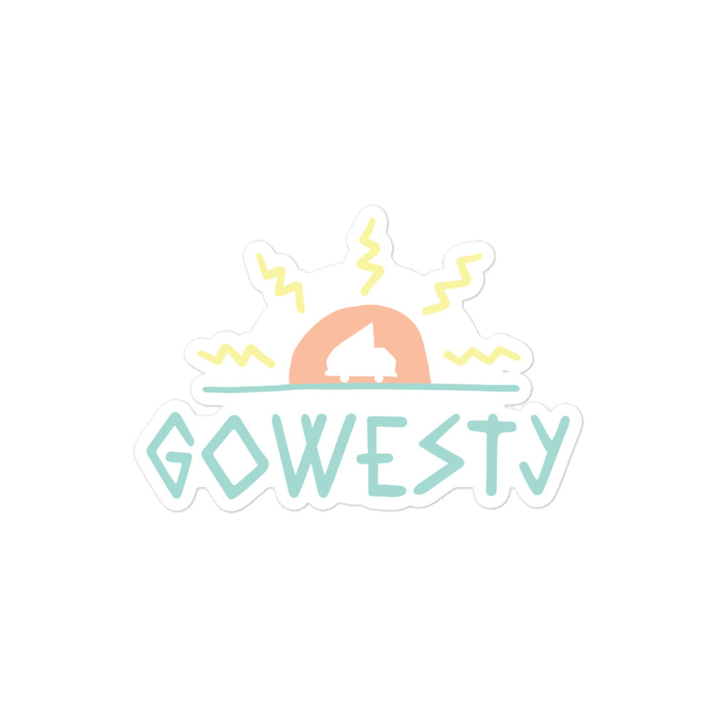 MAK GoWesty Logo Sticker