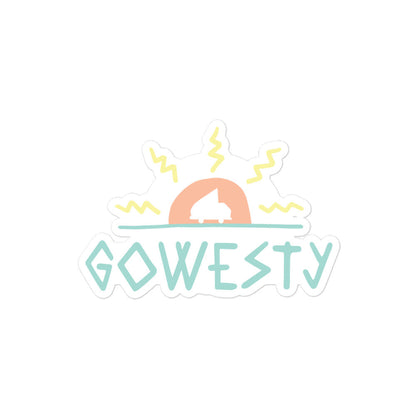 MAK GoWesty Logo Sticker