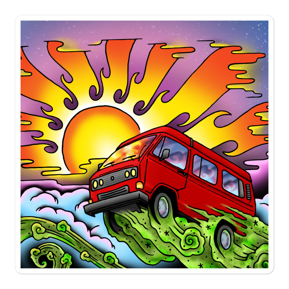 Van & Sun Sticker