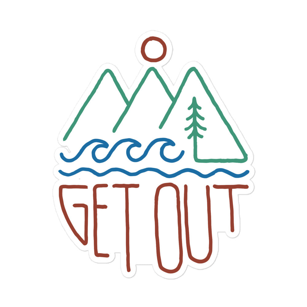 Get Out Sticker