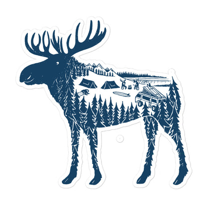 Moose Meet-Up Sticker