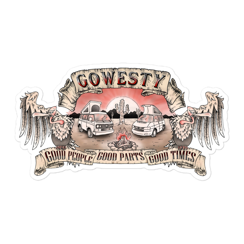 Desert Vulture Sticker