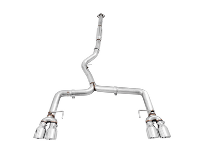 AWE Tuning Track Edition Exhaust for VA / GV WRX / STI Sedan - Chrome Silver Quad Tips (102mm) 3020-42058