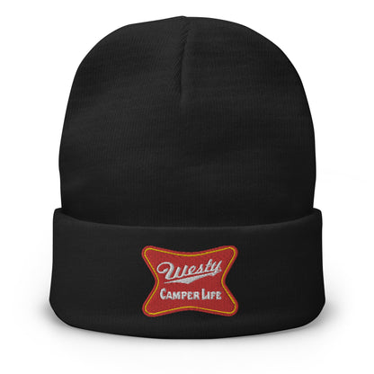 Westy Camper Life Embroidered Beanie