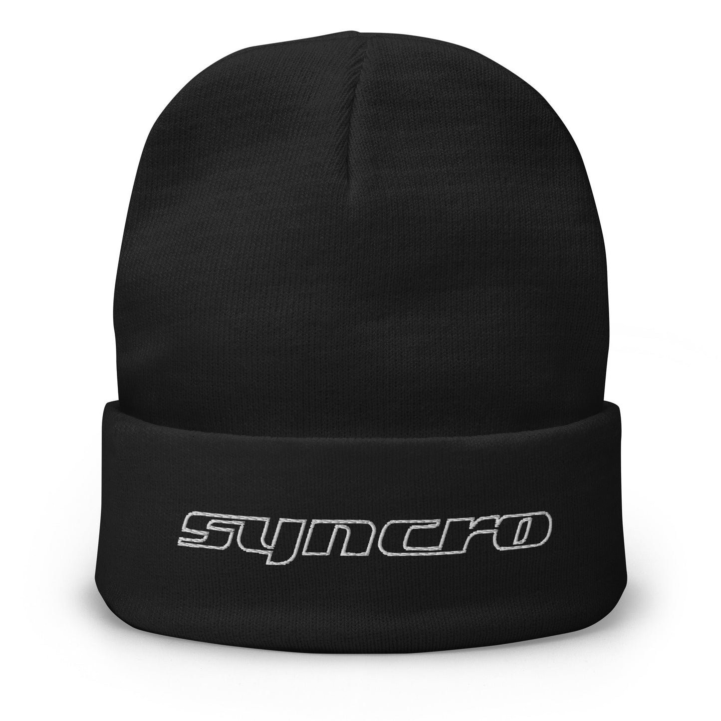 Syncro Script Embroidered Beanie