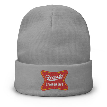Westy Camper Life Embroidered Beanie