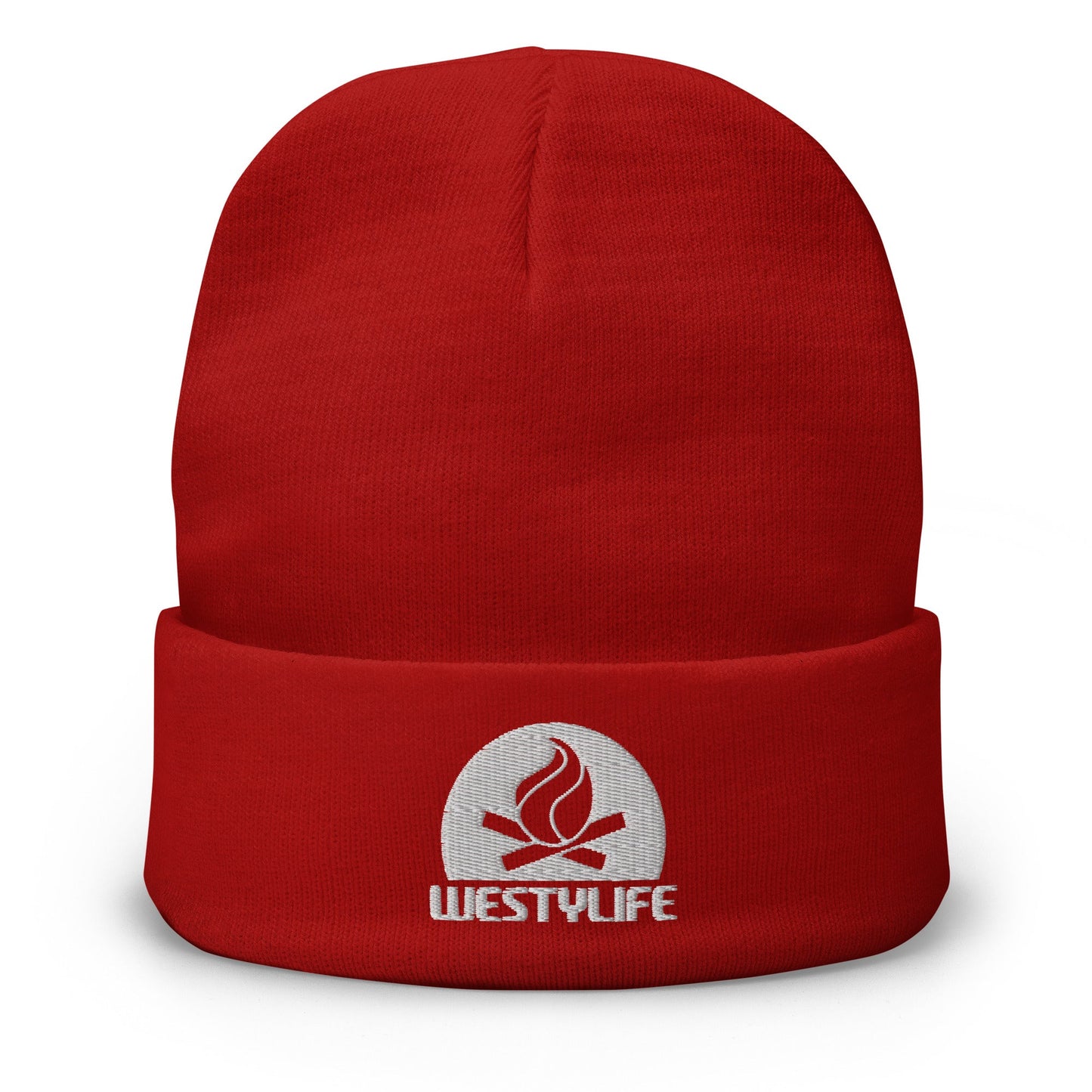 Westy Life Camp Fire Embroidered Beanie