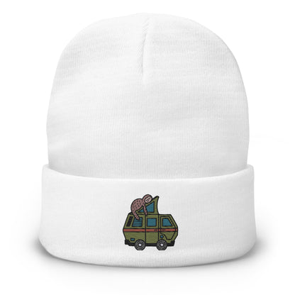 Stewie Sloth Embroidered Beanie