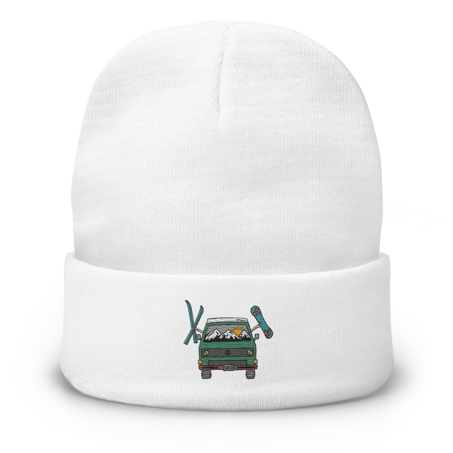 Shred Van Embroidered Beanie