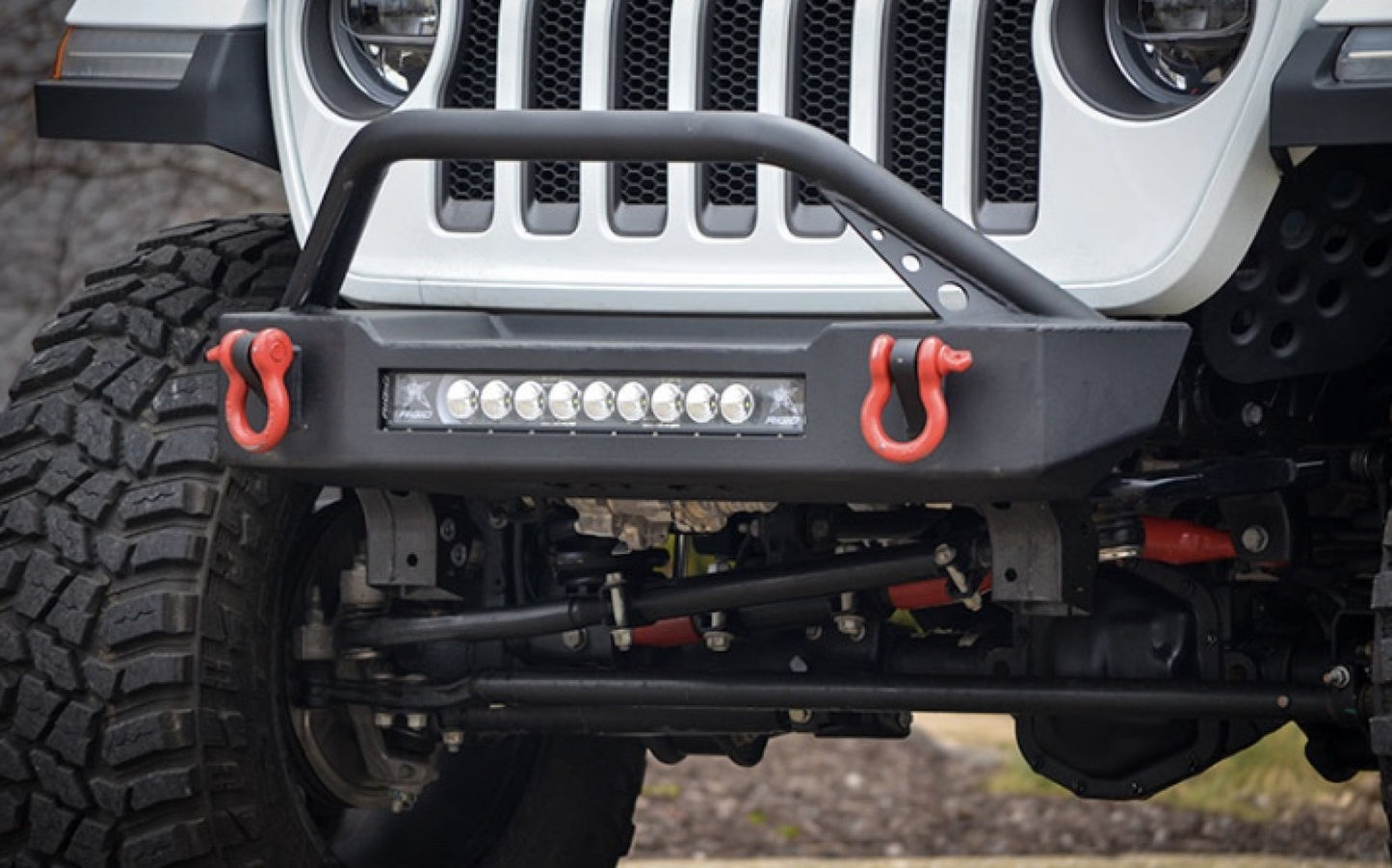 Steinjager Steinjager Bumpers Wrangler JL 2018 to Present Bull Bar includes Fog Light Provision Texturized Black J0054803