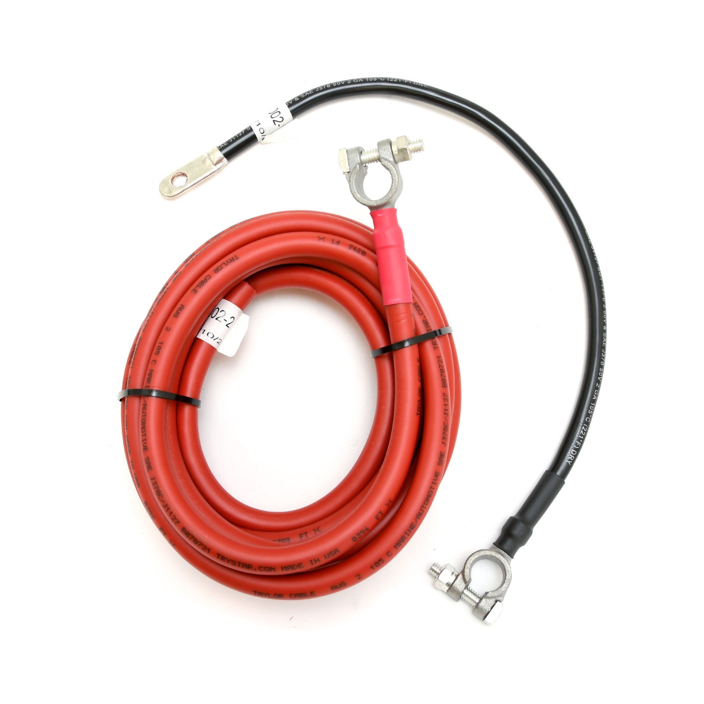 Taylor Cable Battery Box alum NHRA w/2ga Cables 48201